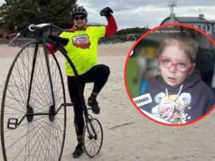 W niedzielę do Zielonej Góry dojedzie strażak, który na bicyklu okrążył Polskę dla chorej córeczki (FILM, ZDJĘCIA)