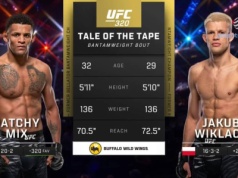 UFC 320: udany debiut Wikłacza, pas wraca do Pereiry