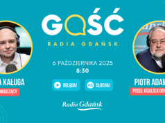 W poniedziałek Gościem Radia Gdańsk będzie Piotr Adamowicz, poseł Koalicji Obywatelskiej