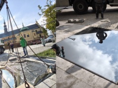 Kielce: w mieście zainstalowano lustro za prawie 90 tys. zł, w którym mieszkańcy mogą obejrzeć swoje pięty