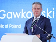 Krzysztof Gawkowski na uroczystym otwarciu ECSC. Zawody po raz pierwszy odbyły się w…