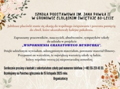 Szkoła w Gronowie Elbląskim szuka absolwentów