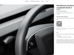 Tesla oficjalnie z dużą baterią LG5M i dźwignią kierunkowskazów. W sklepie dźwignia też była za 2 825 zł – wyprzedała się momentalnie