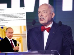 Partia KORWIN złożyła życzenia urodzinowe Putinowi, prezes JKM tłumaczy, że to trolling
