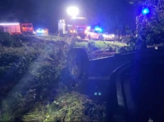 Tragedia na drodze. Kierowca zginął na miejscu, dziecko trafiło do szpitala