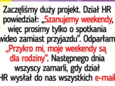 Odmówiłam wideorozmów w weekendy, więc dział HR zmienił swoją politykę