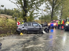 Wypadek w regionie limanowskim. Dwie osoby poszkodowane