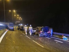 Karambol na zakopiance. Droga w stronę Krakowa zablokowana (Galeria)