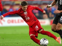 Piękny rogal Szymańskiego ustawił mecz. Litwa - Polska 0:2