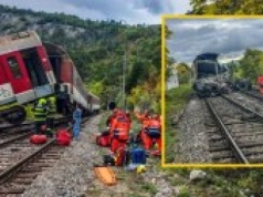 Katastrofa kolejowa na Słowacji. Zderzyły się dwa pociągi ekspresowe