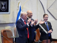 Donald Trump w Knesecie zapowiada złoty wiek dla Izraela