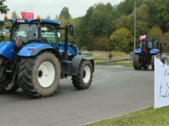 Rolnicy wsparli protest w obronie JSW. "Jesteśmy jednością"