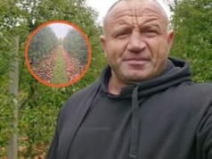 Mariusz Pudzianowski o pracy w sadzie. 