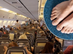 Stewardesa ostrzega: Nigdy nie chodź boso po samolocie! Pokazała zdjęcia