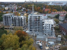 W miejscu dawnej fabryki obrabiarek powstało już kilka kondygnacji