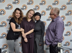 Tatiana Okupnik w Radiu Łódź. Rozmawiał Piotr Bielawski