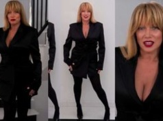 ODMIENIONA Joanna Liszowska pręży się w śmiałej stylizacji: 