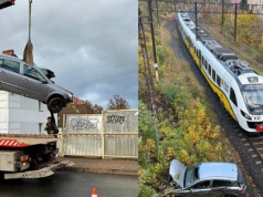 Samochód spadł z wiaduktu. Za kierownicą 18-latka