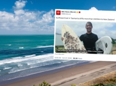 Zgubił deskę surfingową. Tak wyglądała po 18 miesiącach w morzu