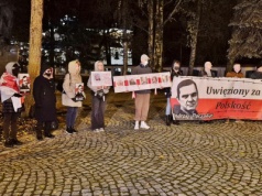 Akcja solidarności z Andrzejem Poczobutem w 55. miesięcznicę uwięzienia