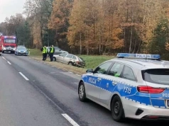 Groźne zdarzenie na drodze Ciechanów-Glinojeck