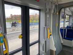 Pierwszy tramwaj przejechał po moście Grunwaldzkim (ZDJĘCIA)