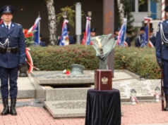 W Grobie Policjanta Polskiego w Katowicach pochowano szczątki ofiary zbrodni katyńskiej