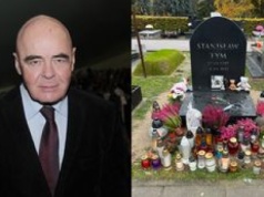 Stanisław Tym doczekał się nagrobka. Do niedawna grób był kopcem ziemi