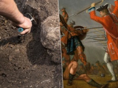 Odkrycie na polu wielkiej bitwy. Ponad 100 pocisków