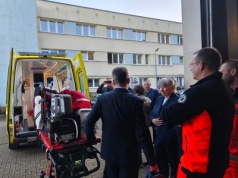 Ukraińscy ratownicy uczą się w Krakowie