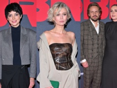 Gardias zagrała marynarką. Zdanowicz zaskoczyła gorsetem. Domagała zabrał żonę