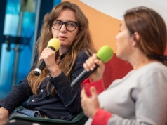 Reporterka i biografistka Magdalena Grzebałkowska w Poczytalni na dVoRcu