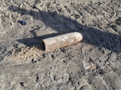 Niebezpieczne znalezisko w Bronowicach. Podczas budowy drogi odkryto pocisk z II wojny światowej