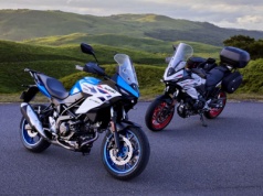 Nowość Suzuki ucieszy globtroterów. Co kryje się pod zgrabnymi owiewkami Suzuki SV-7GX?