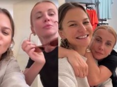 Katarzyna Zielińska wpadła do studia Anny Lewandowskiej w Barcelonie. 