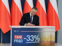 Prezydent złoży projekt ustawy obniżający ceny energii o 33 proc.