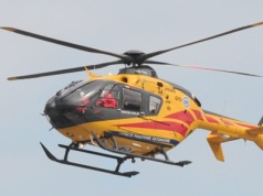 Dramat rodziny pod Szczecinem. Ranna mama i dzieci. Śmigłowiec ratowniczy pilnie zabrał trzylatka