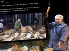 To nagranie obiegło sieć. Łukaszenka chwycił za siekierę. 