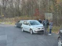 Kolizja na serpentynie w Szklarskiej Porębie Dolnej