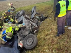 Tragiczny wypadek pod Iławą. 20-latek zginął, 19-letnia pasażerka w ciężkim stanie