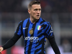 Piotr Zieliński chwilę cieszył się z gola. Zobacz, co zrobił jego kolega z Interu