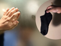 Zawieszam skarpetę na lusterku w łazience. Mam spokój z uciążliwym problemem