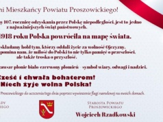 Powiat proszowicki apeluje z okazji Narodowego Święta Niepodległości