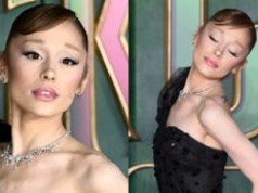 Szczuplutka Ariana Grande czaruje na premierze w sukience sprzed 73 lat (ZDJĘCIA)