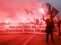 Mentzen nie wytrzymał: „Zwrócić Tuska do Berlina!”. Ostre hasło na Marszu Niepodległ…