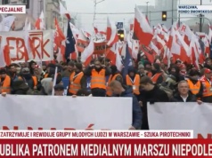 Reporter TV Republika na Marszu Niepodległości nie wyłączył mikrofonu. Widzowie usłyszeli coś, czego nie powinni