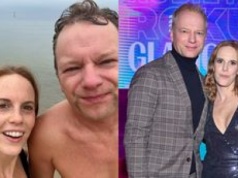 Maciej Stuhr z żoną rozpoczynają sezon na morsowanie. "Ty szczęśliwa. Maciek chyba troszkę mniej" (FOTO)