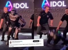 Rosja zaprezentowała robota z AI, który od razu zaliczył glebę