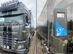 Zbyt ciemne szyby wypatrzone z policyjnej ciężarówki – kontrola DAF-a „Eleanor”