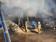 W Wiśle płonął tartak. Wstępne straty to pół miliona złotych